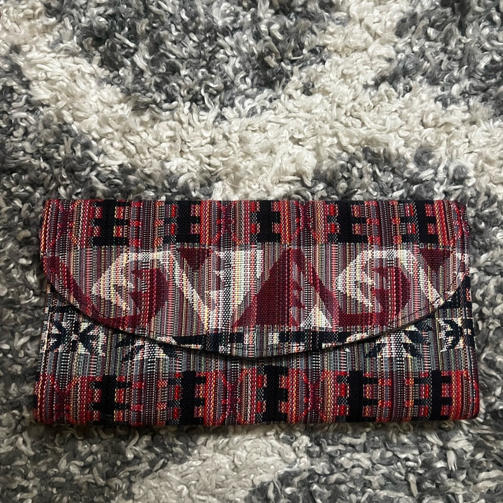 Multicolor Clutch Bag